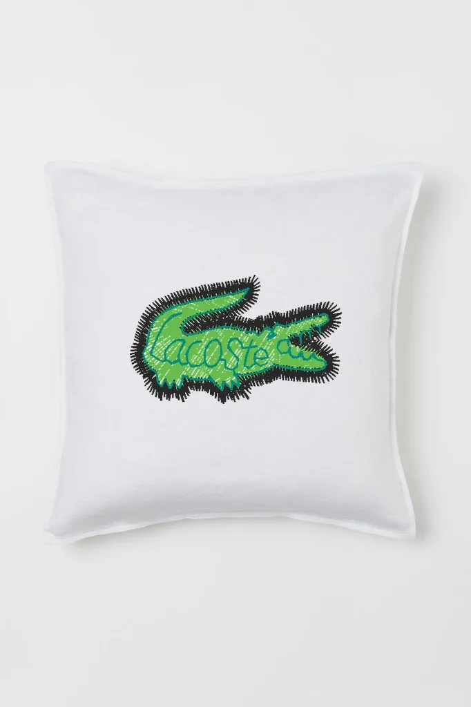 Дизайн машинной вышивки «Зеленый крокодил Lacoste» (35.1×21.3 мм) — вид 2