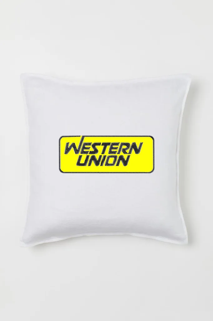 Дизайн машинной вышивки «Логотип Western Union» (98.4×250.4 мм) — вид 2