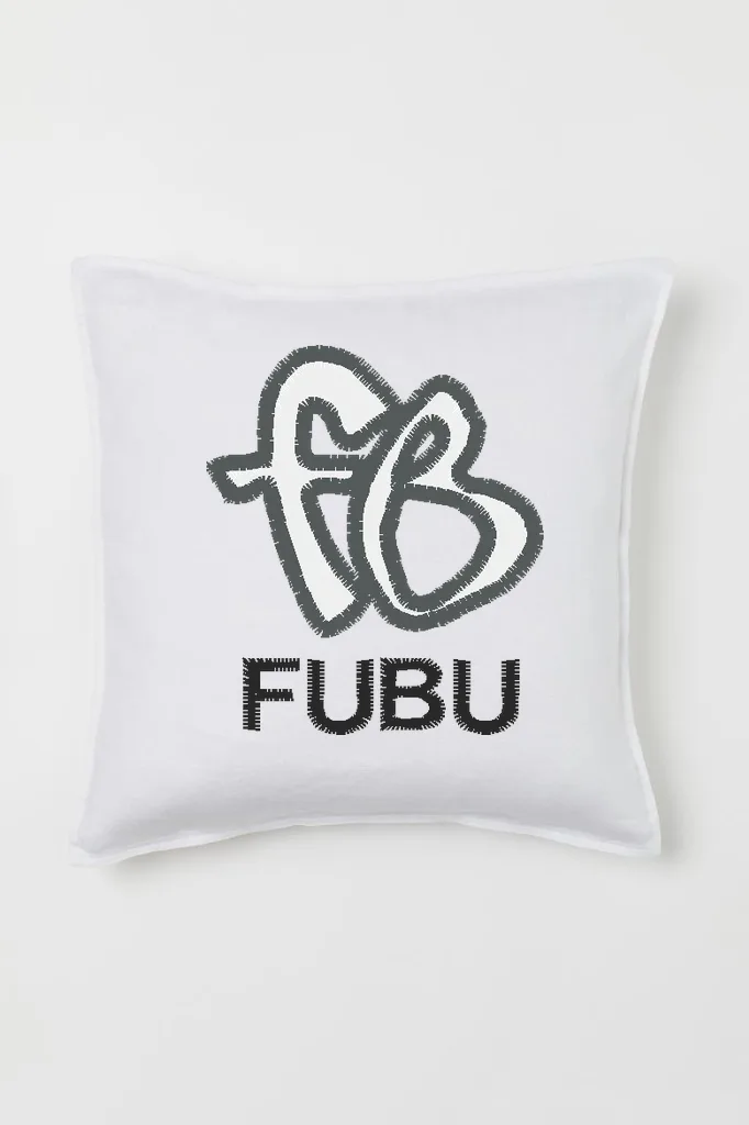 Дизайн машинной вышивки «Логотип бренда FUBU» (35×40.5 мм) — вид 2