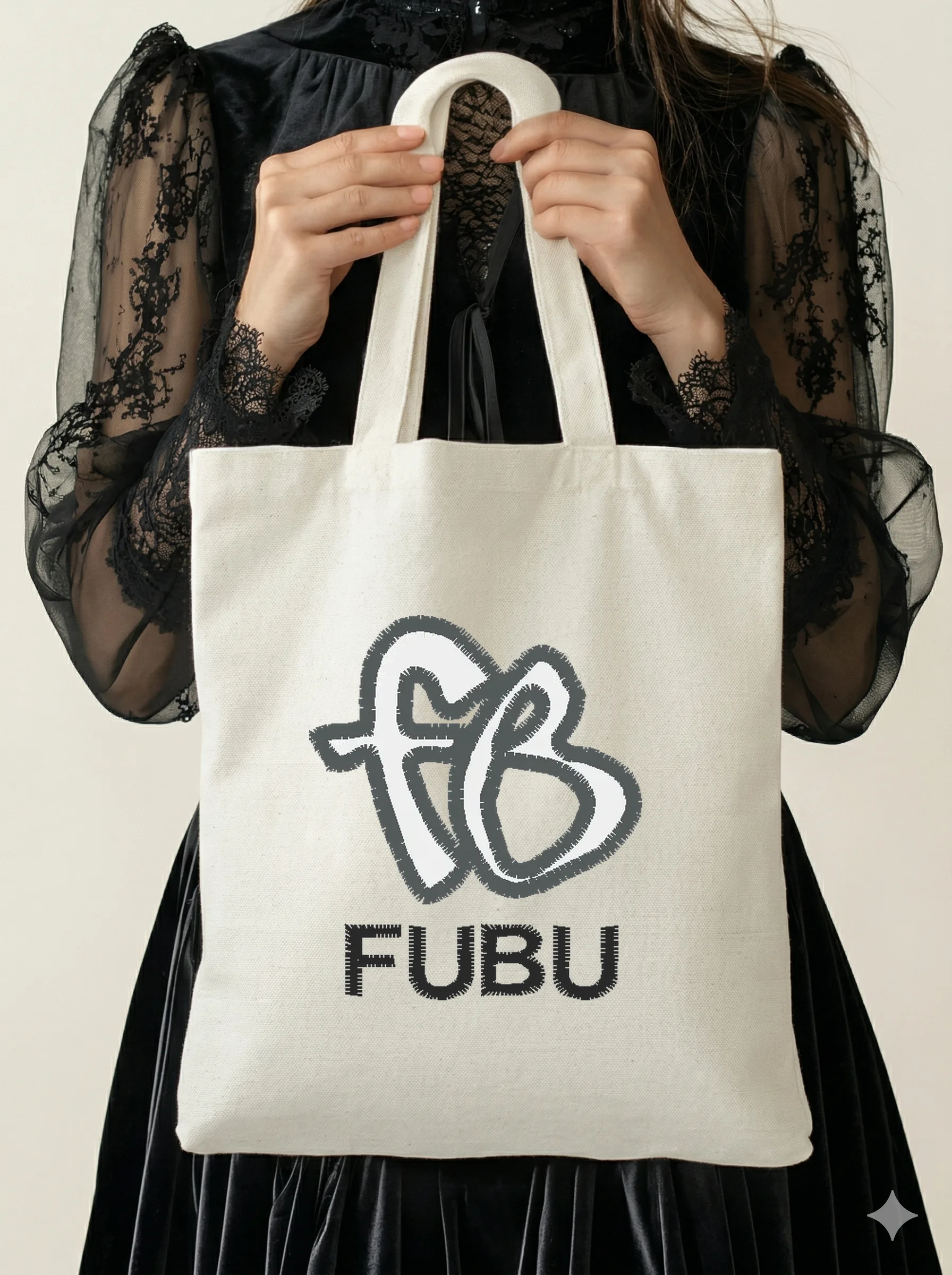 Дизайн машинной вышивки «Логотип бренда FUBU» (35×40.5 мм) — вид 5