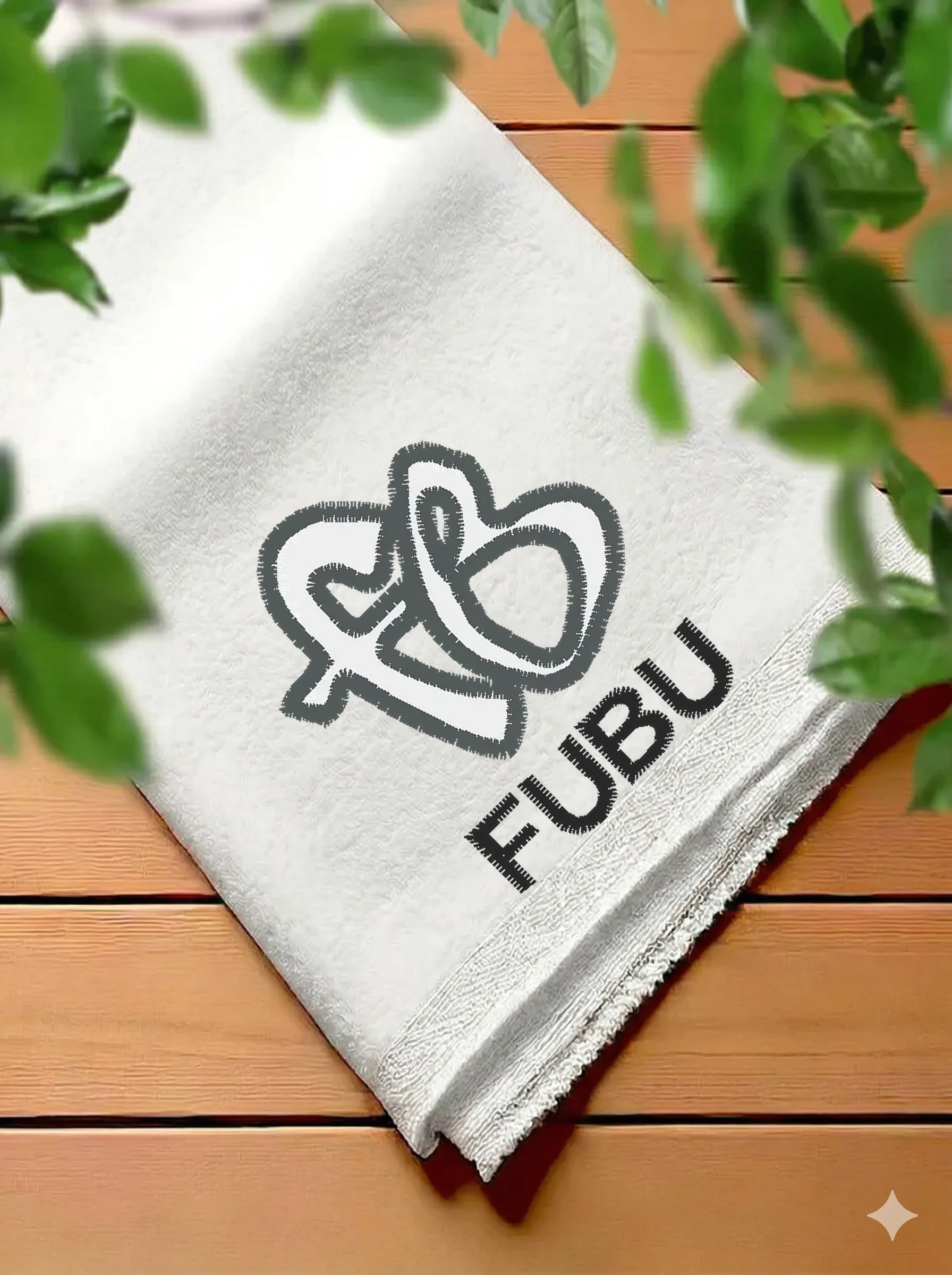 Дизайн машинной вышивки «Логотип бренда FUBU» (35×40.5 мм) — вид 7