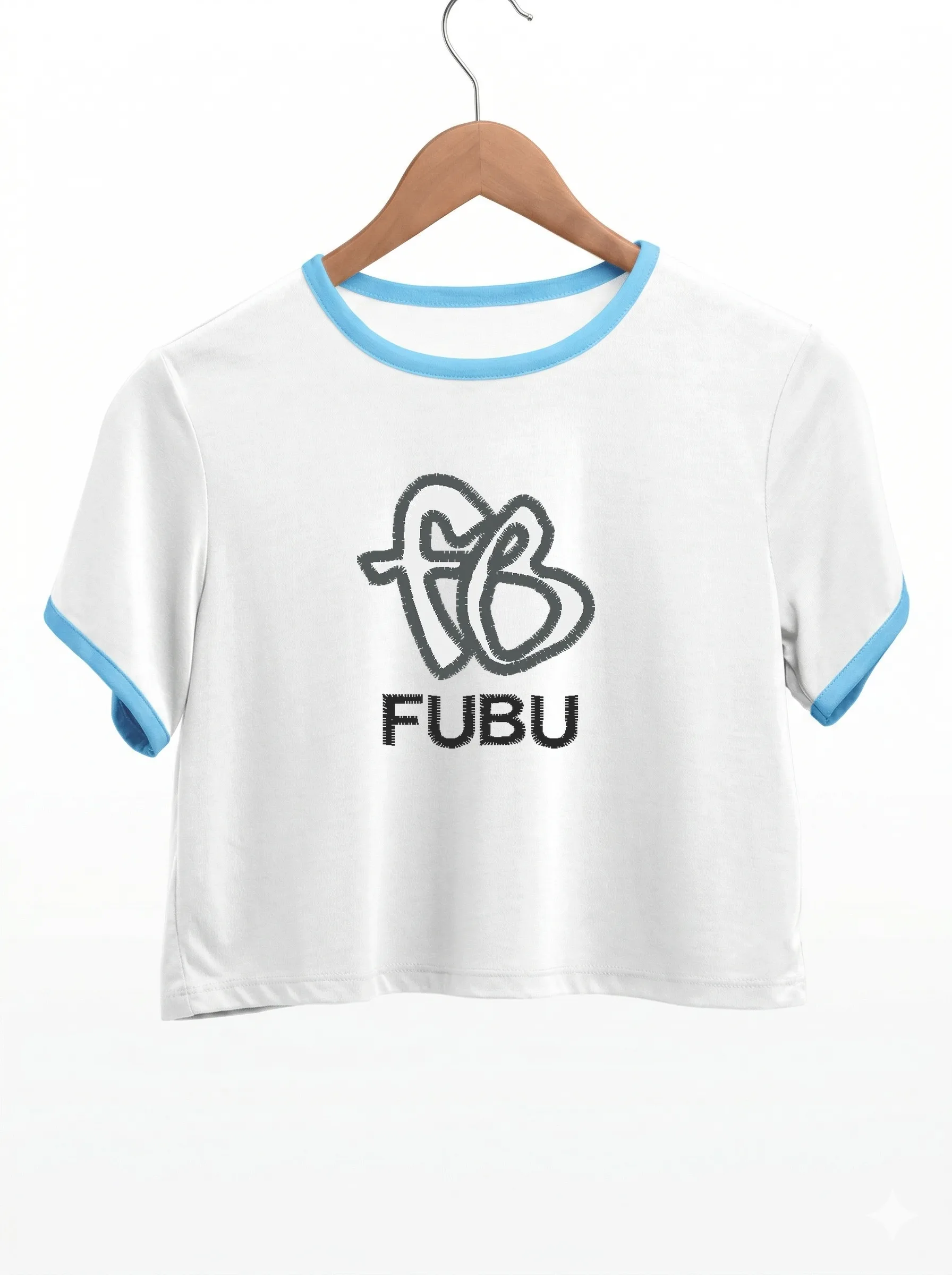 Дизайн машинной вышивки «Логотип бренда FUBU» (35×40.5 мм) — вид 9