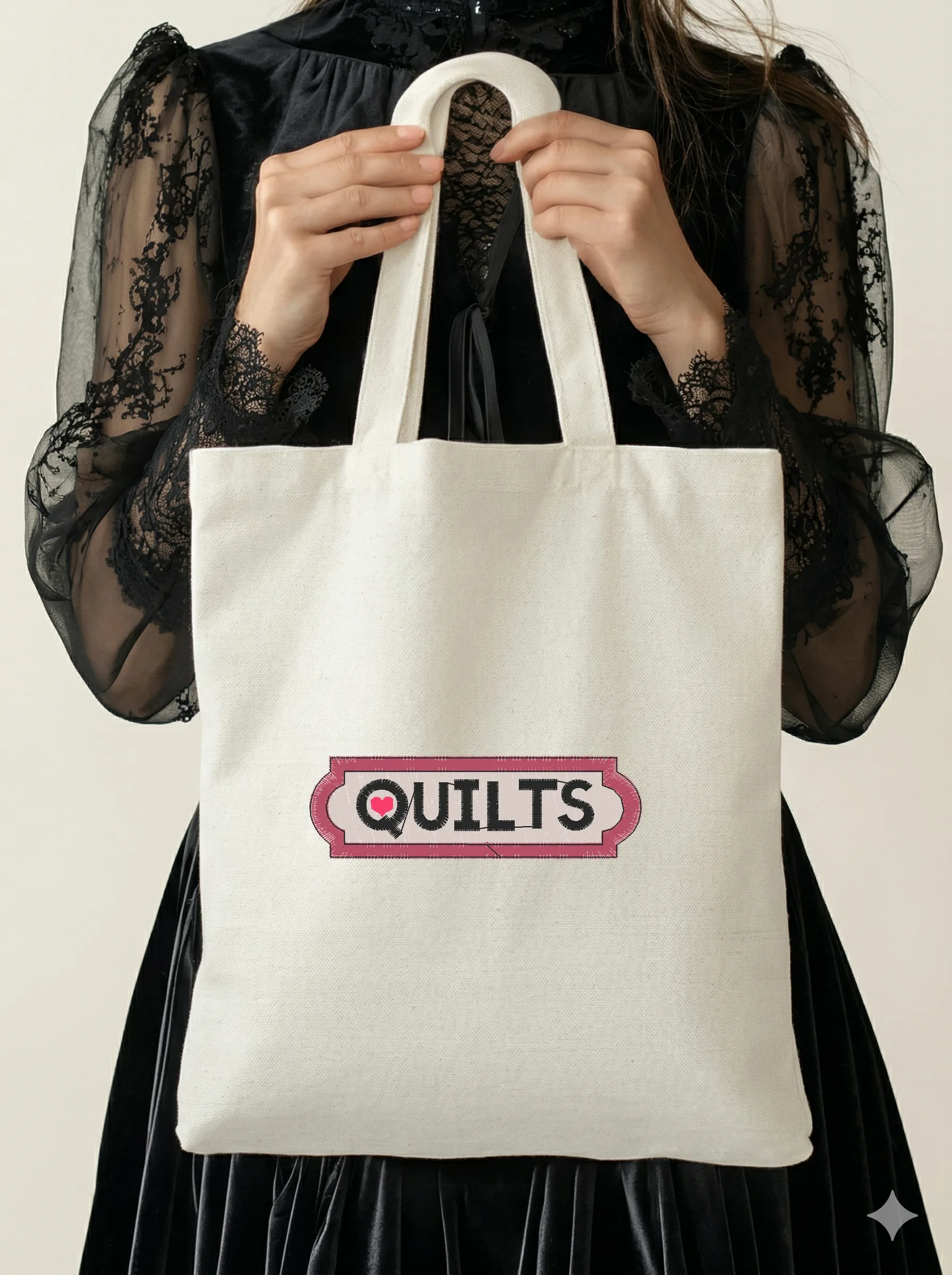 Дизайн машинной вышивки «Нашивка Quilts с сердцем» (79.8×24.6 мм) — вид 5