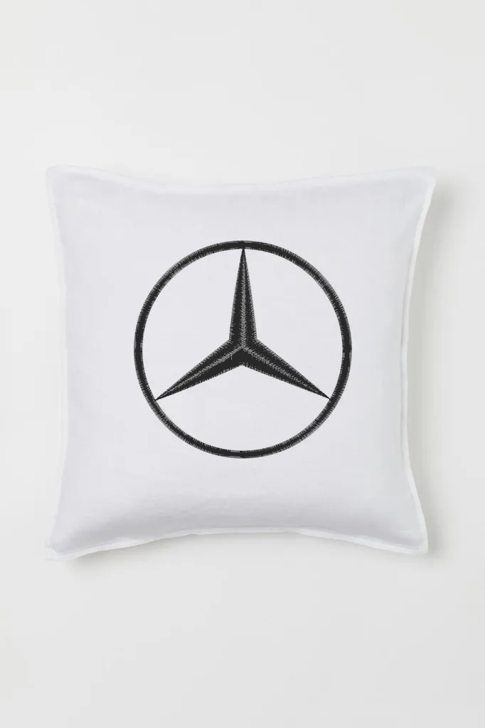 Дизайн машинной вышивки «Эмблема Mercedes-Benz» (102.2×102.2 мм) — вид 2