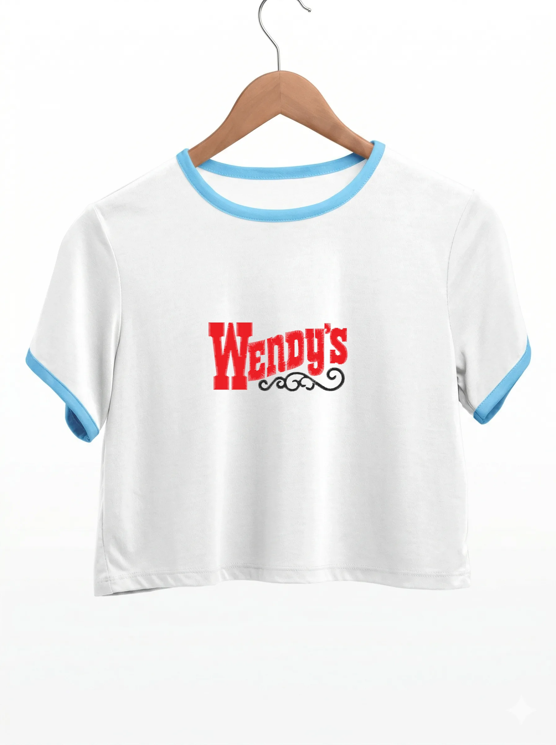 Дизайн машинной вышивки «Логотип Wendy's» (94×46.4 мм) — вид 9