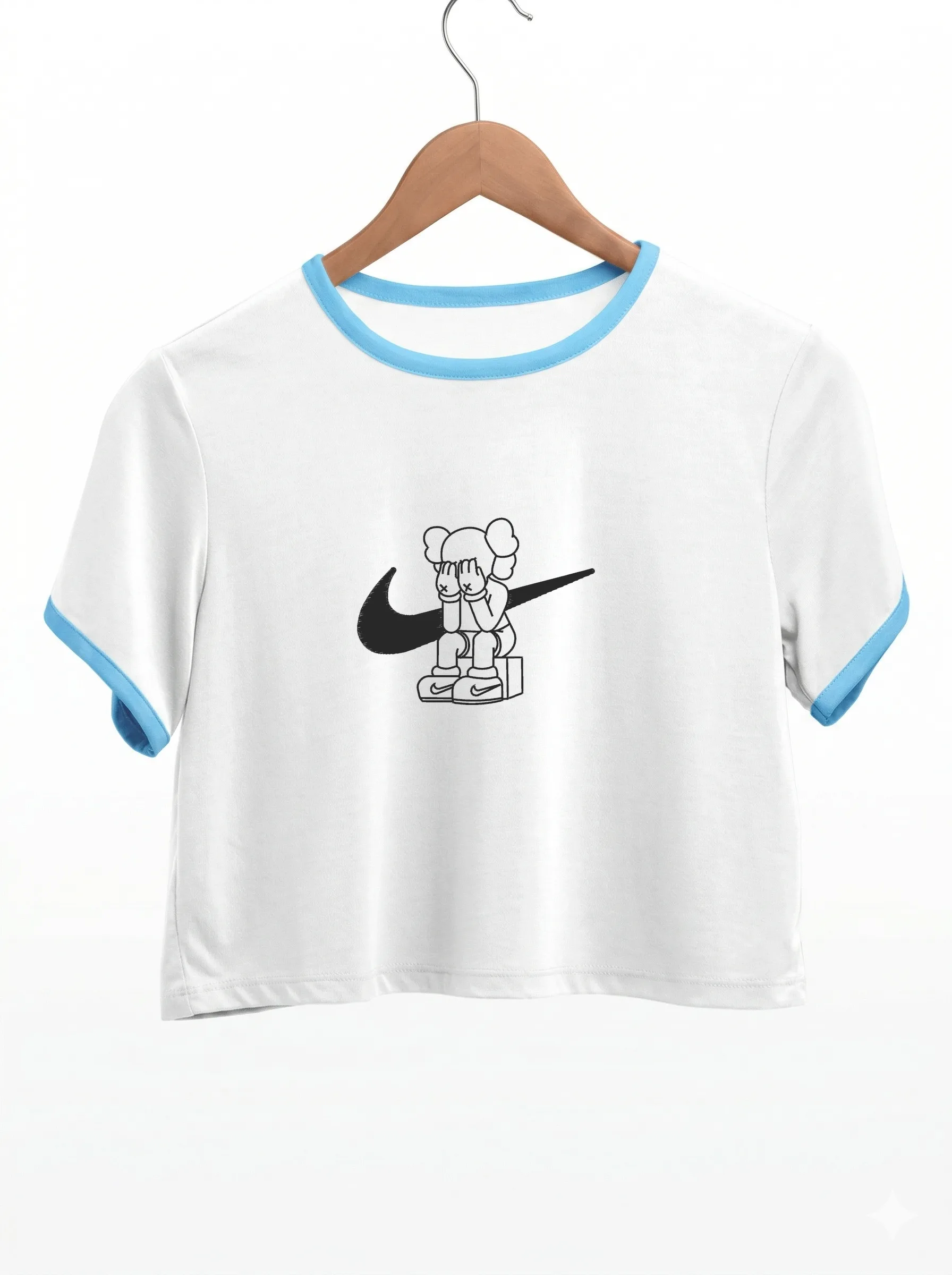 Дизайн машинной вышивки «Персонаж KAWS Nike» (120.2×94.8 мм) — вид 9