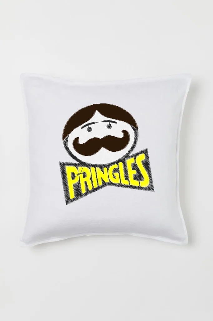 Дизайн машинной вышивки «Логотип Pringles» (90×95.4 мм) — вид 2