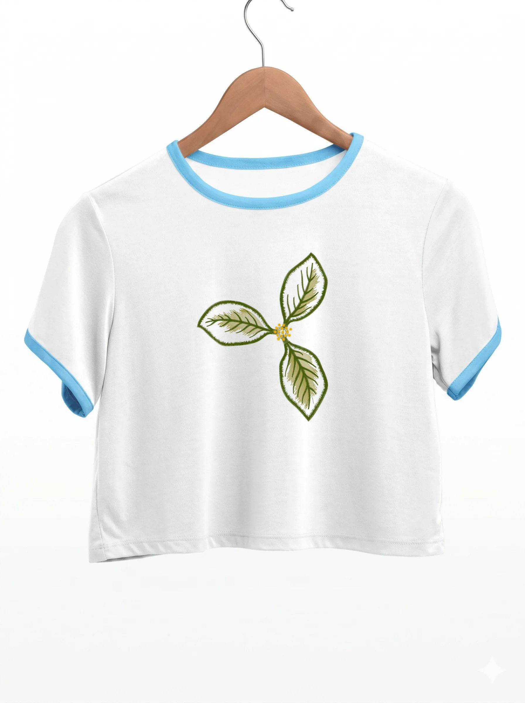 Дизайн машинной вышивки «Трилистник с соцветием» (150.4×194.1 мм) — вид 9