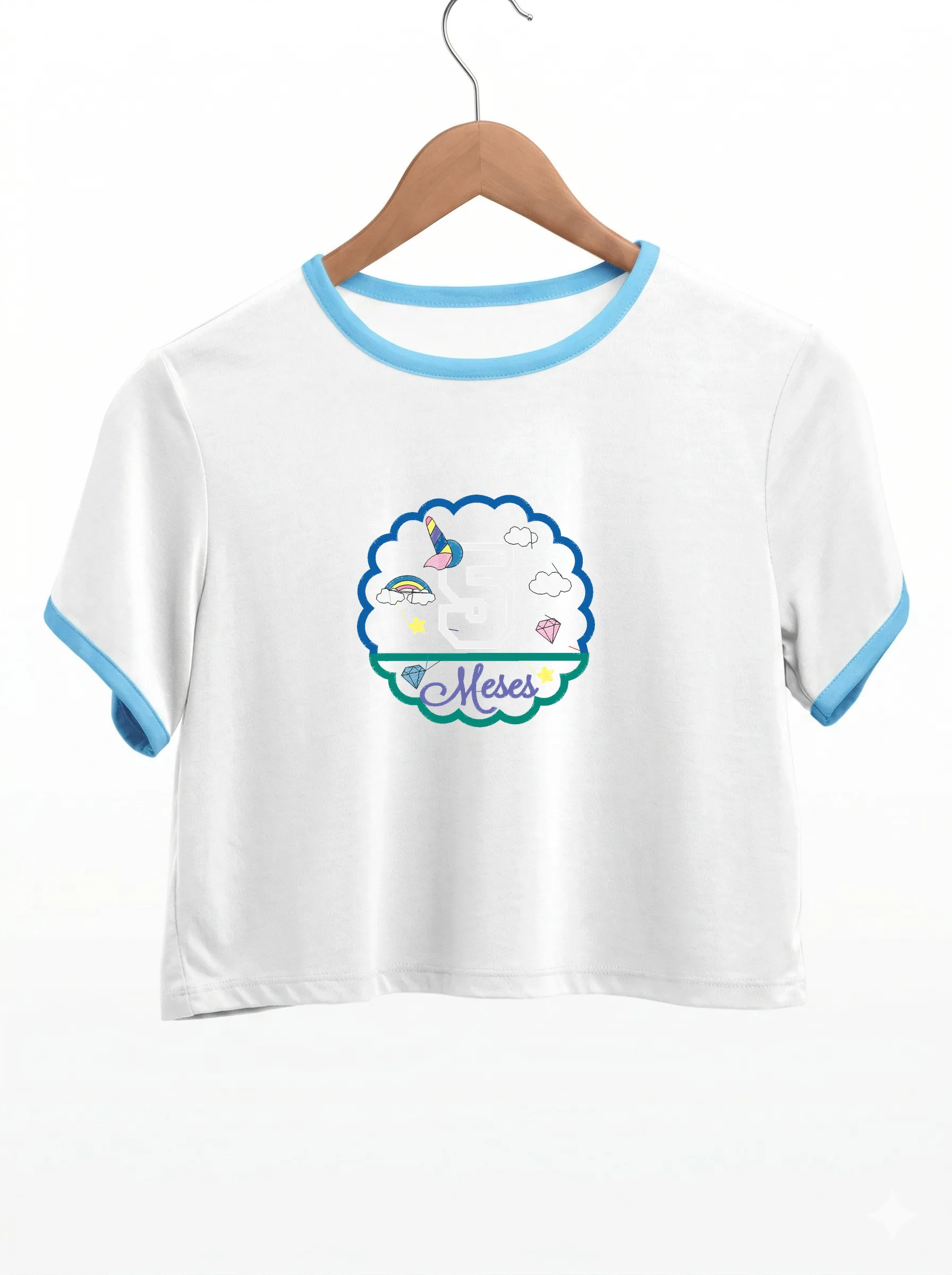 Дизайн машинной вышивки «Шеврон 5 месяцев» (99.4×97.2 мм) — вид 9