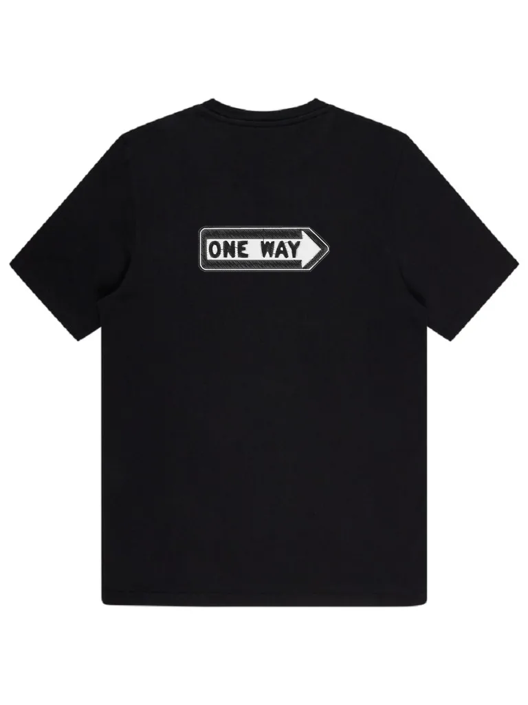 Дизайн машинной вышивки «Дорожный знак One Way» (94×32.4 мм) — вид 4