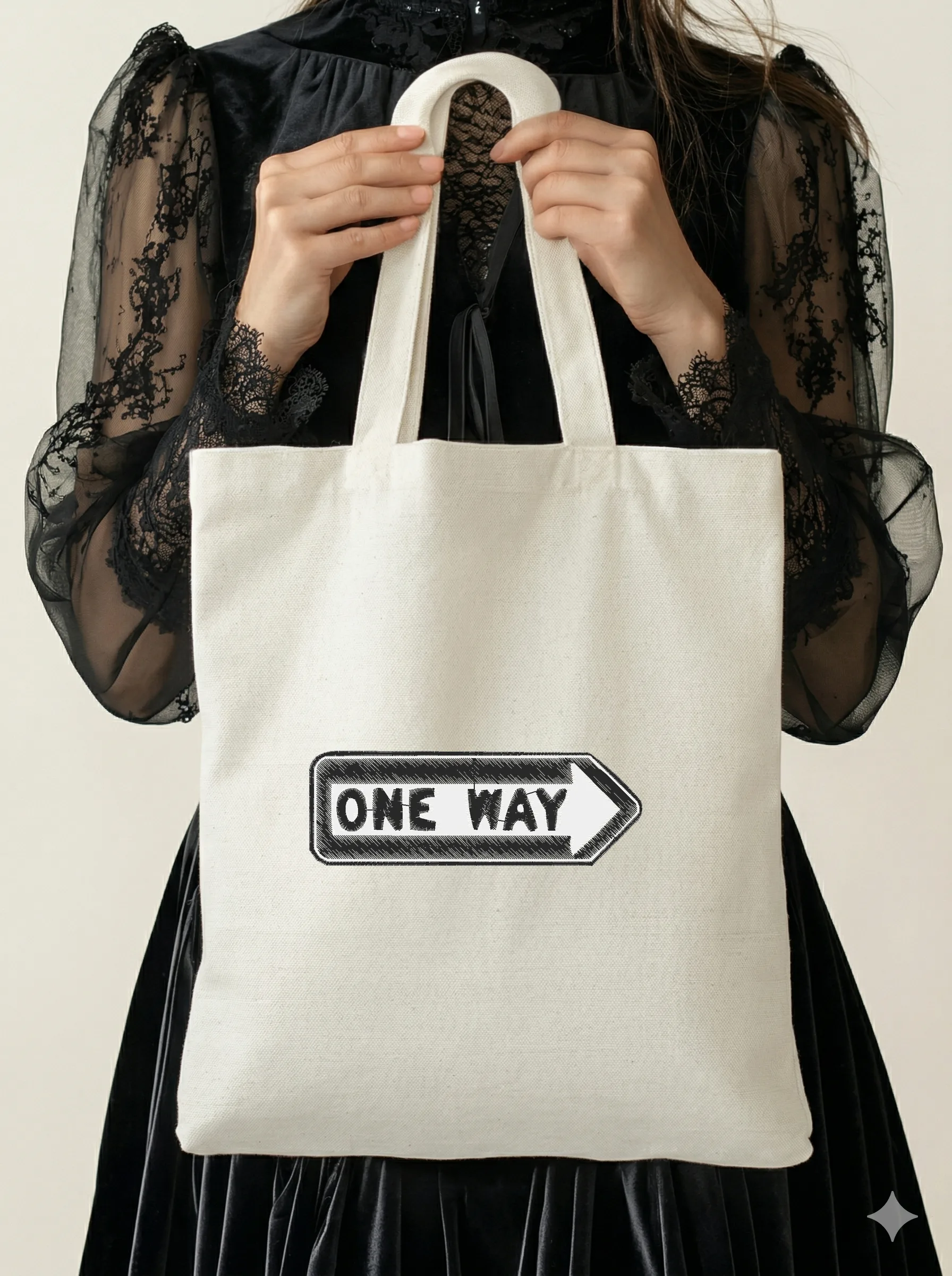 Дизайн машинной вышивки «Дорожный знак One Way» (94×32.4 мм) — вид 5