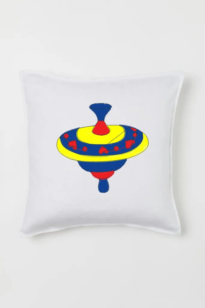 Дизайн машинной вышивки «Яркая детская юла» (80.2×77.7 мм) — вид 2