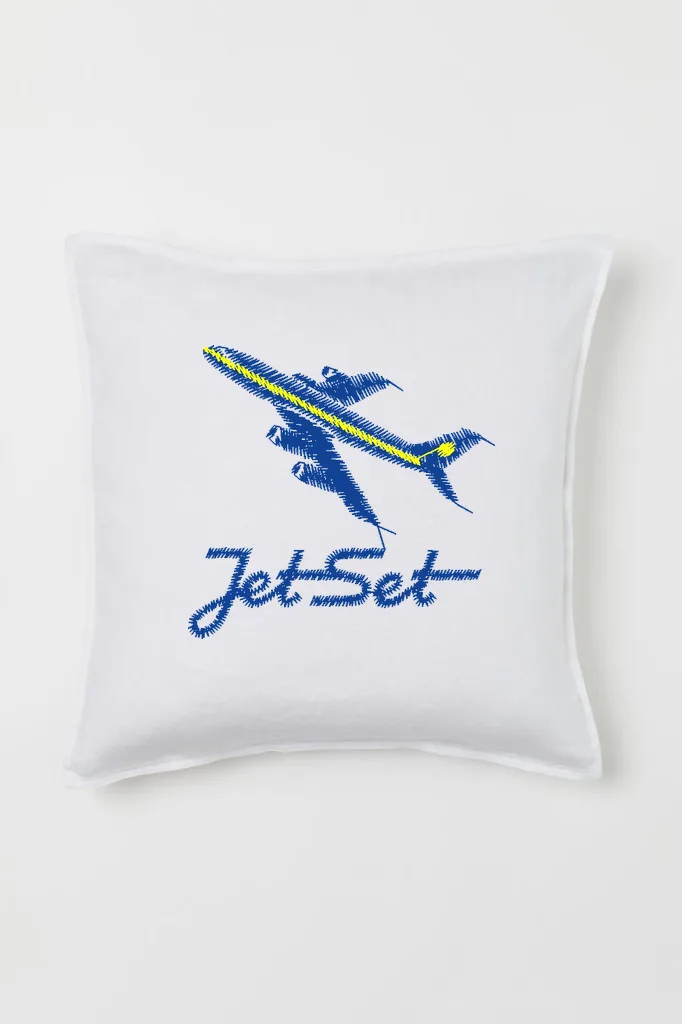 Дизайн машинной вышивки «Самолет JetSet» (52.7×50.3 мм) — вид 2