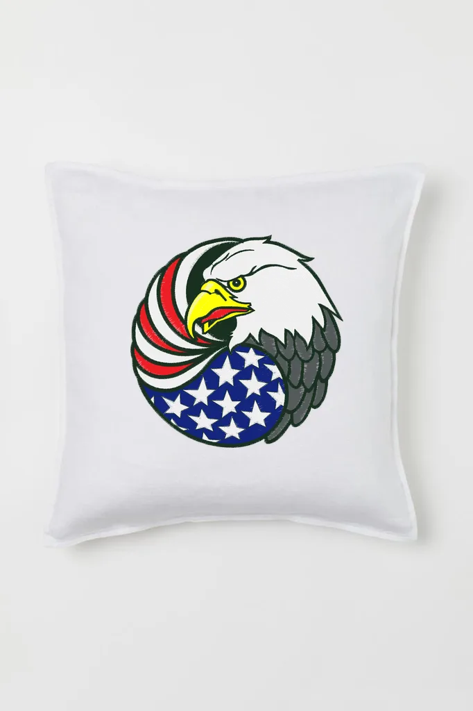 Орёл с флагом США (миниатюра 2)
