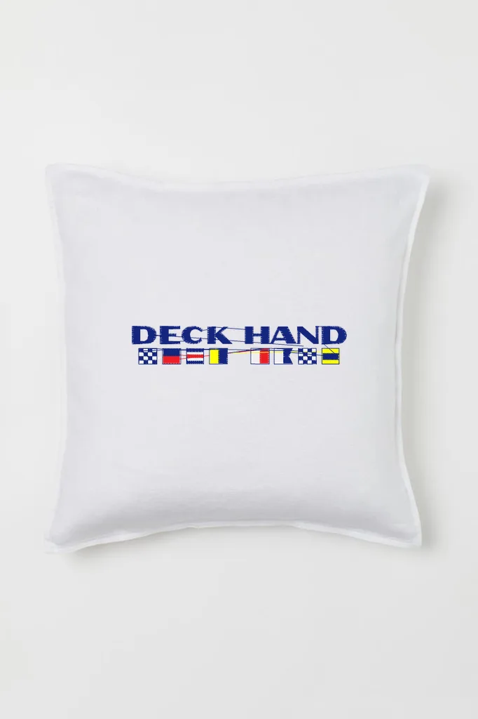 Дизайн машинной вышивки «Морская надпись Deck Hand» (97.6×17.1 мм) — вид 2