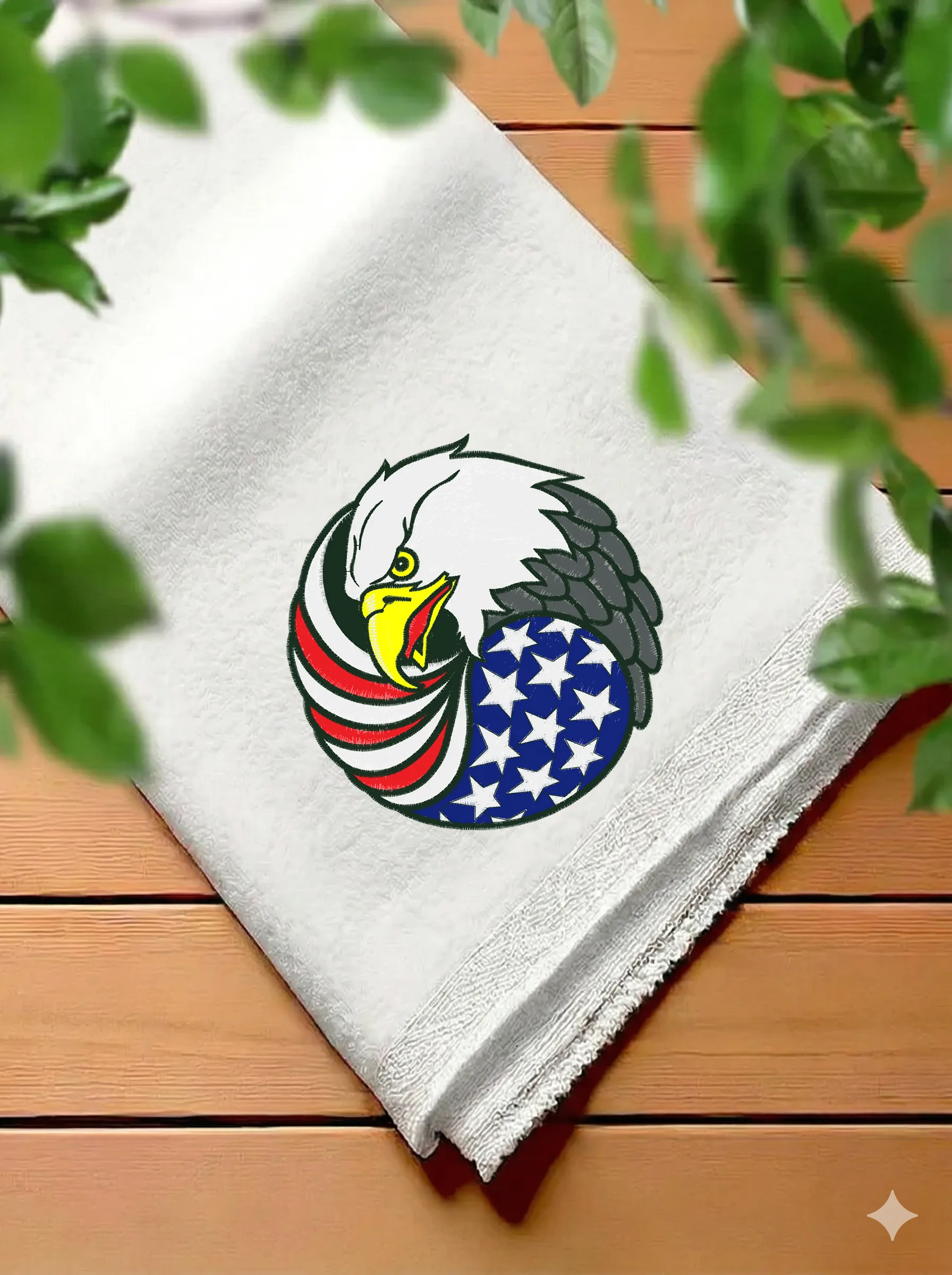 Орёл с флагом США (миниатюра 7)
