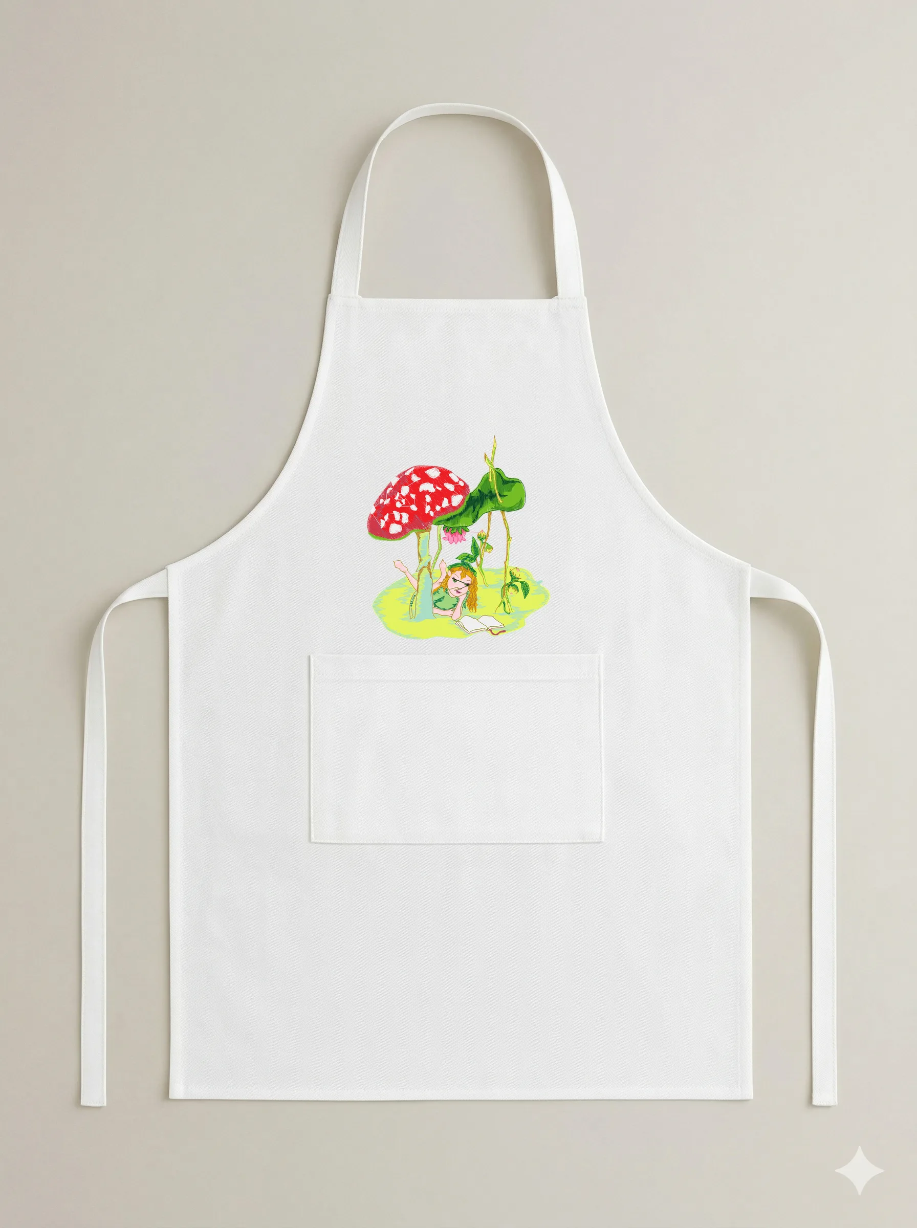 Дизайн машинной вышивки «Сказочная фея с книгой» (129.1×144.3 мм) — вид 6
