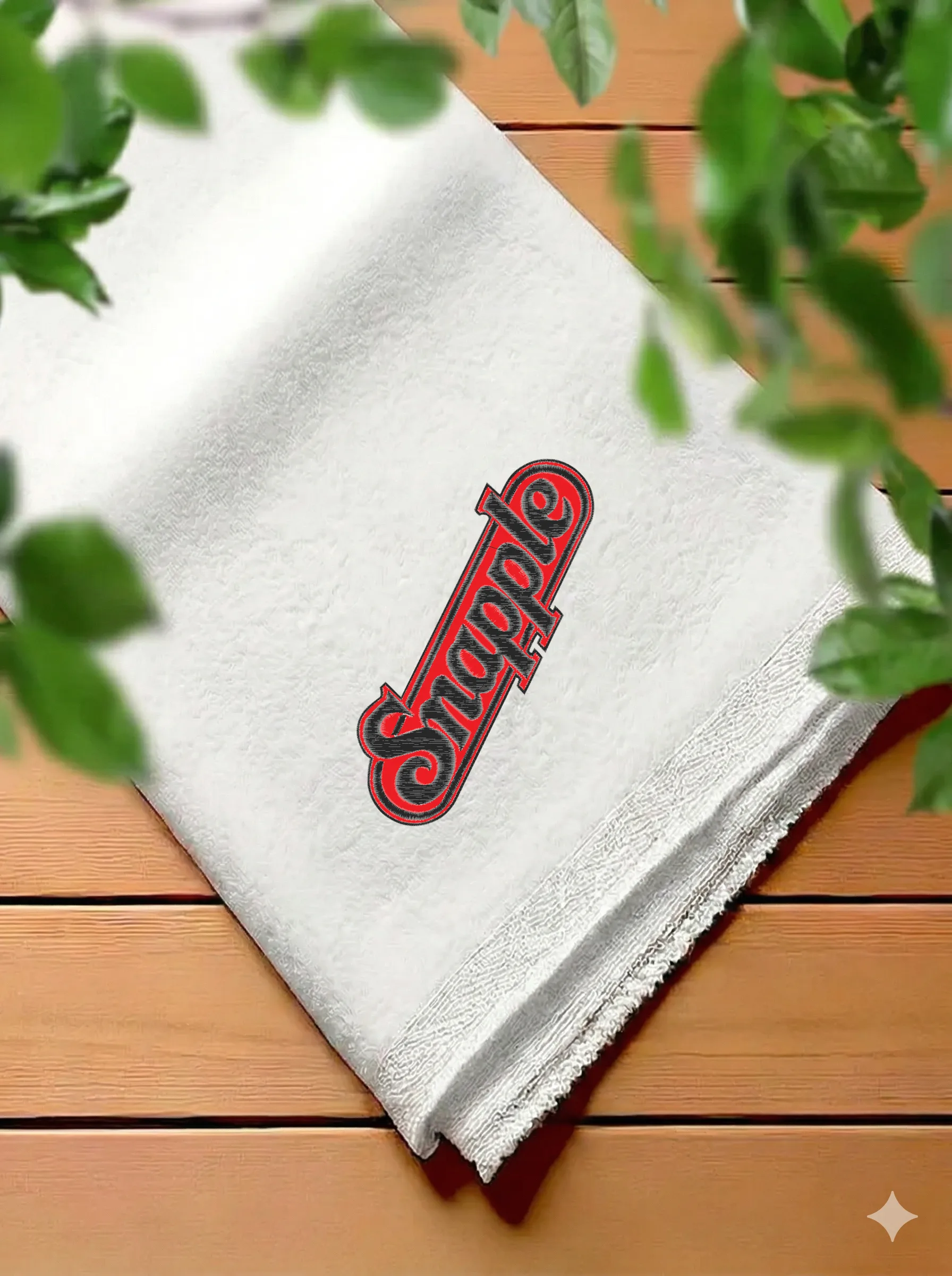 Дизайн машинной вышивки «Логотип Snapple» (136×251.8 мм) — вид 7