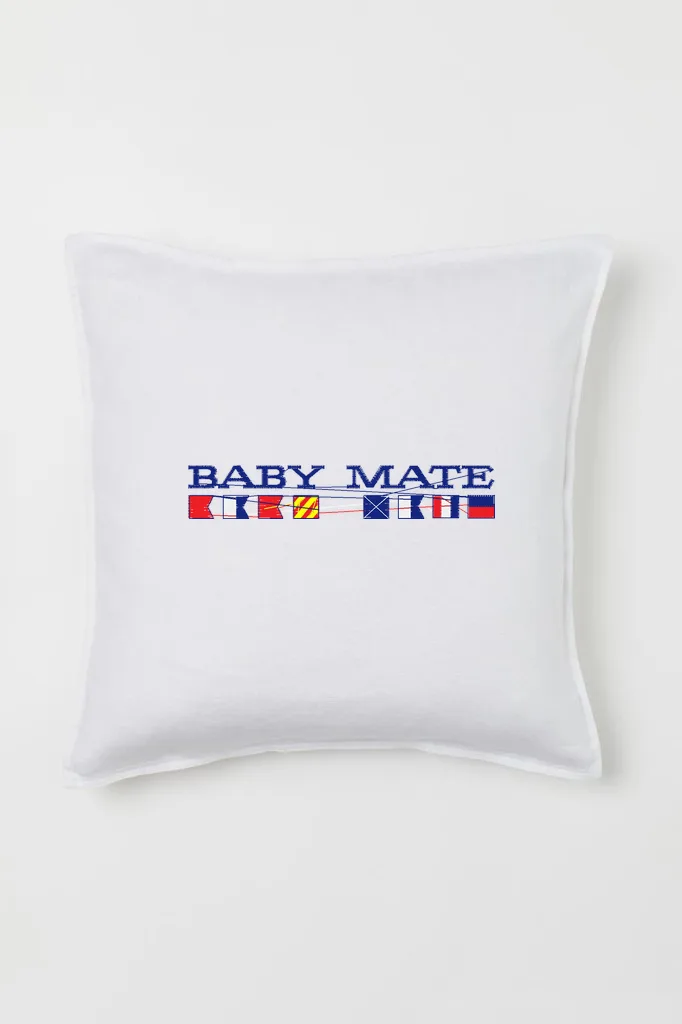 Дизайн машинной вышивки «Морская надпись Baby Mate» (97.8×16.8 мм) — вид 2