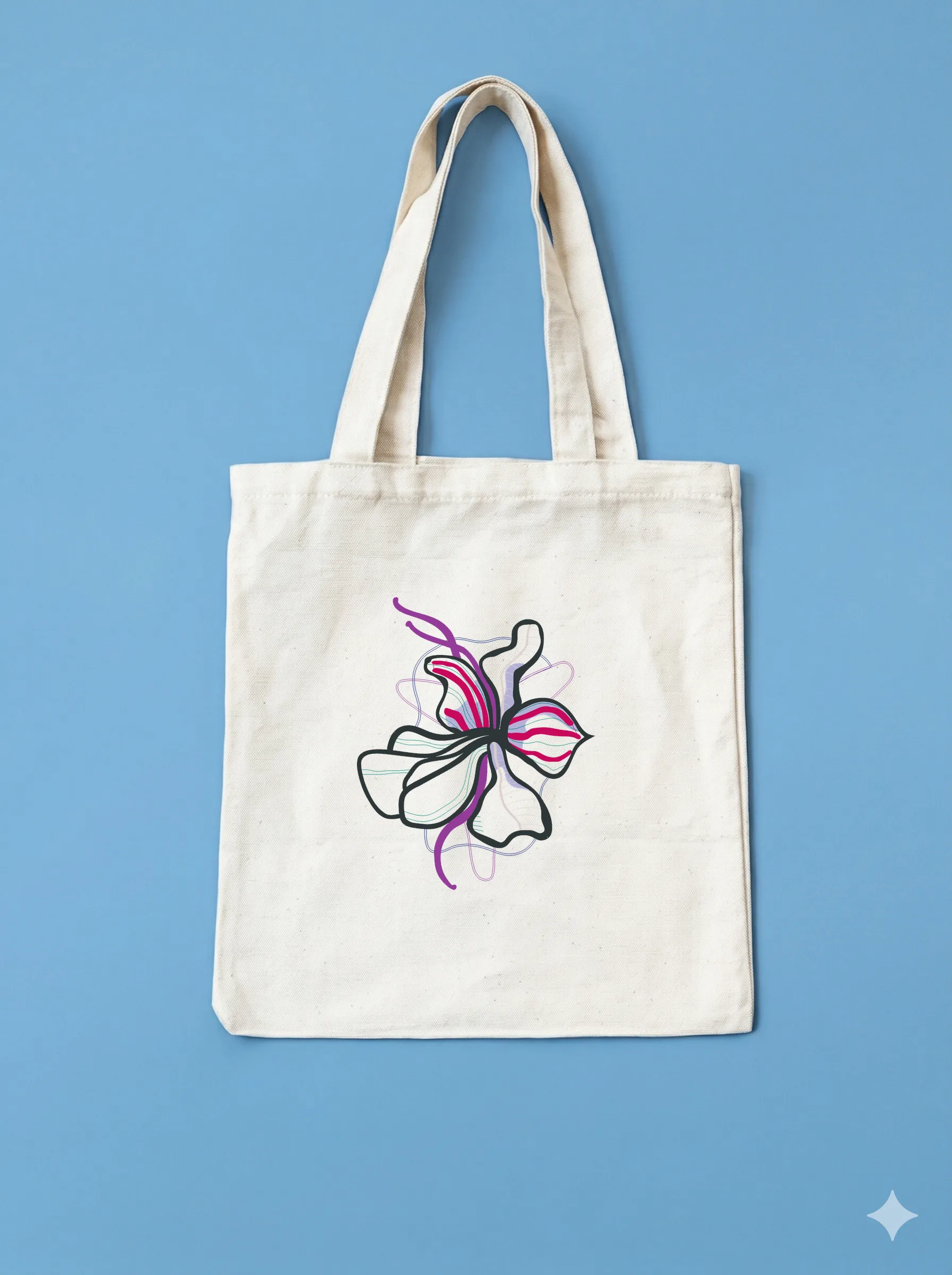 Дизайн машинной вышивки «Абстрактный графический цветок» (145.5×179 мм) — вид 10