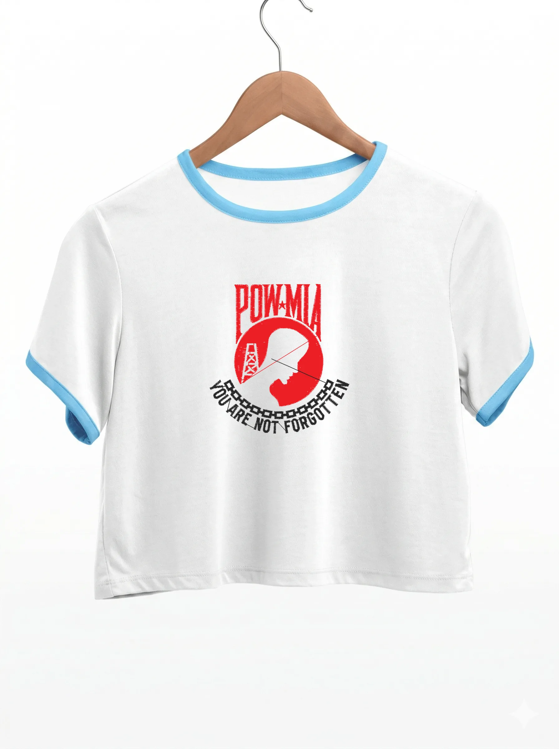 Дизайн машинной вышивки «Эмблема памяти POW MIA» (63.7×68.1 мм) — вид 9