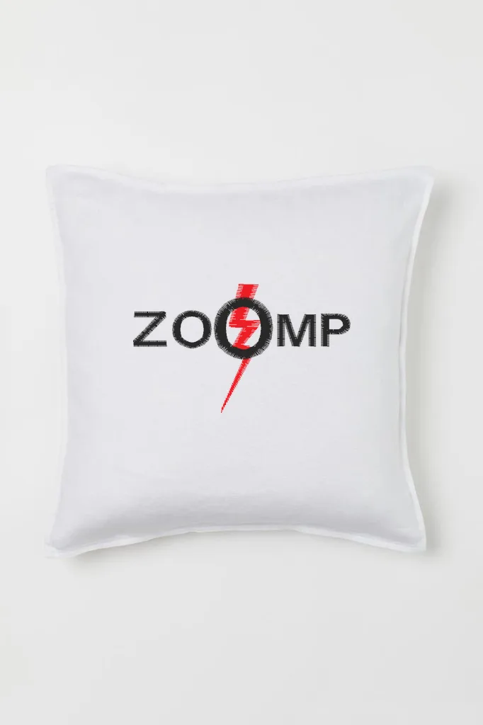 Дизайн машинной вышивки «Логотип ZOOMP с молнией» (73.4×43.3 мм) — вид 2