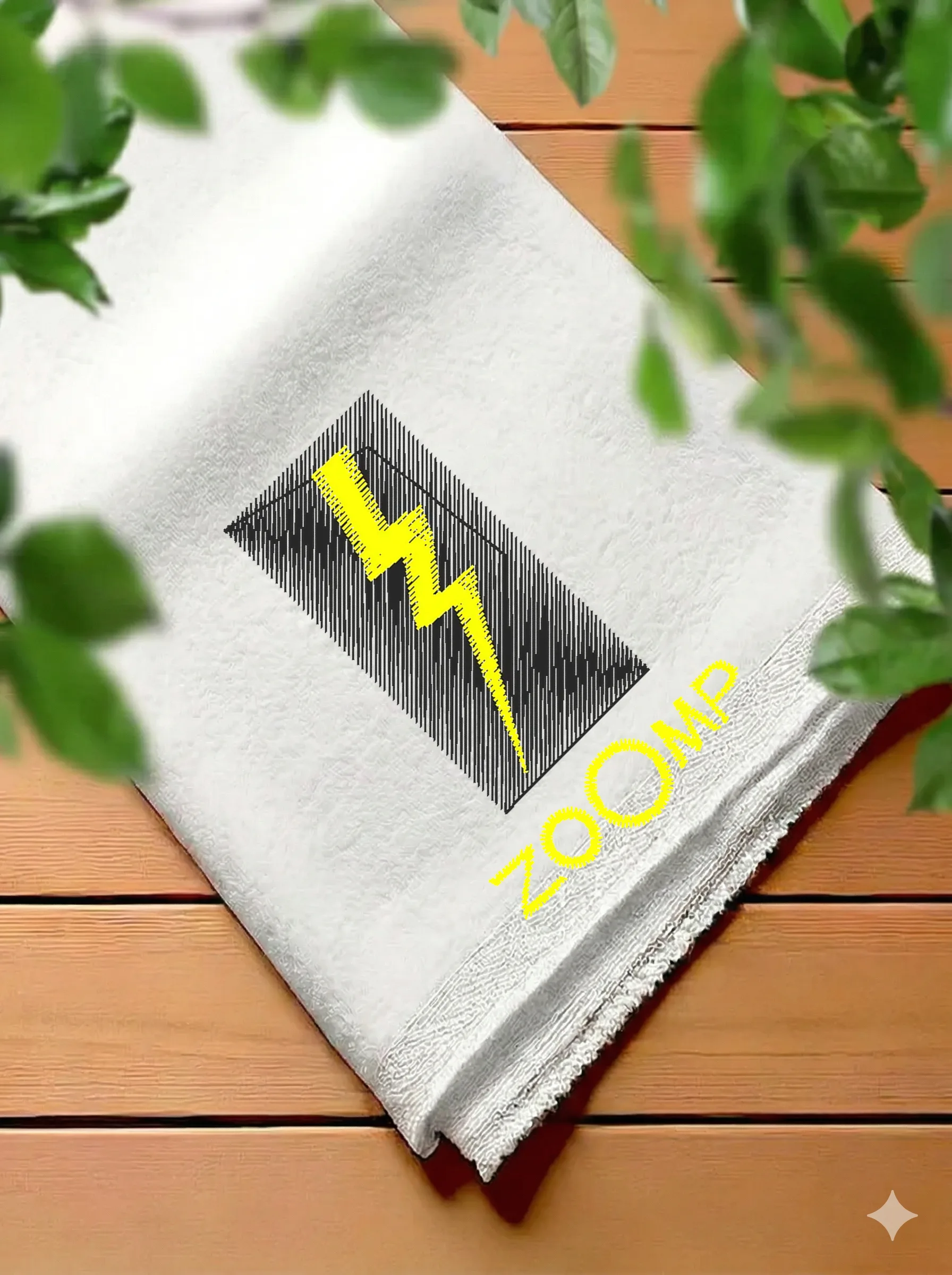Дизайн машинной вышивки «Логотип с молнией ZOOMP» (32.4×50.3 мм) — вид 7