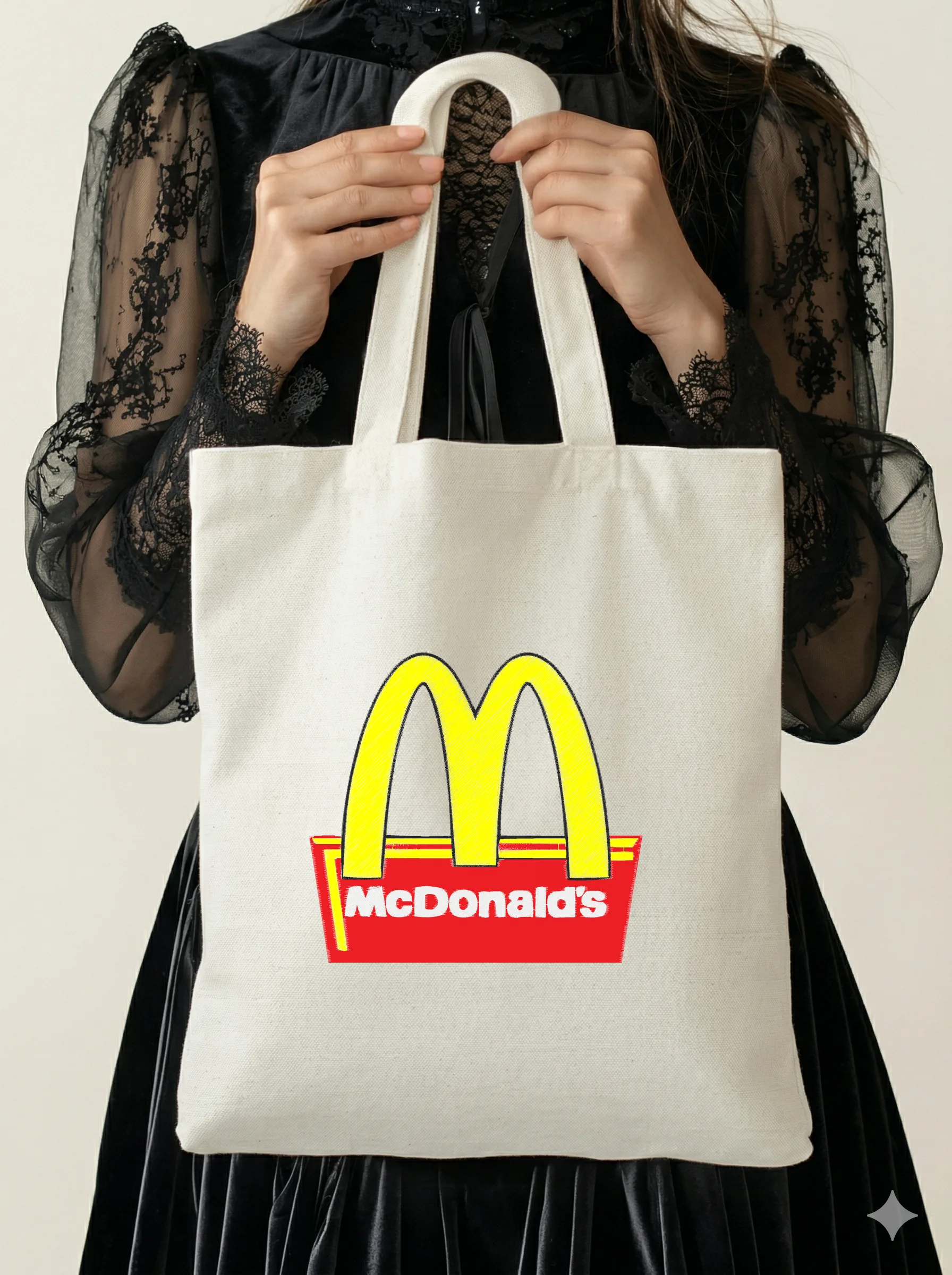 Дизайн машинной вышивки «Логотип McDonald's» (137×147.2 мм) — вид 5