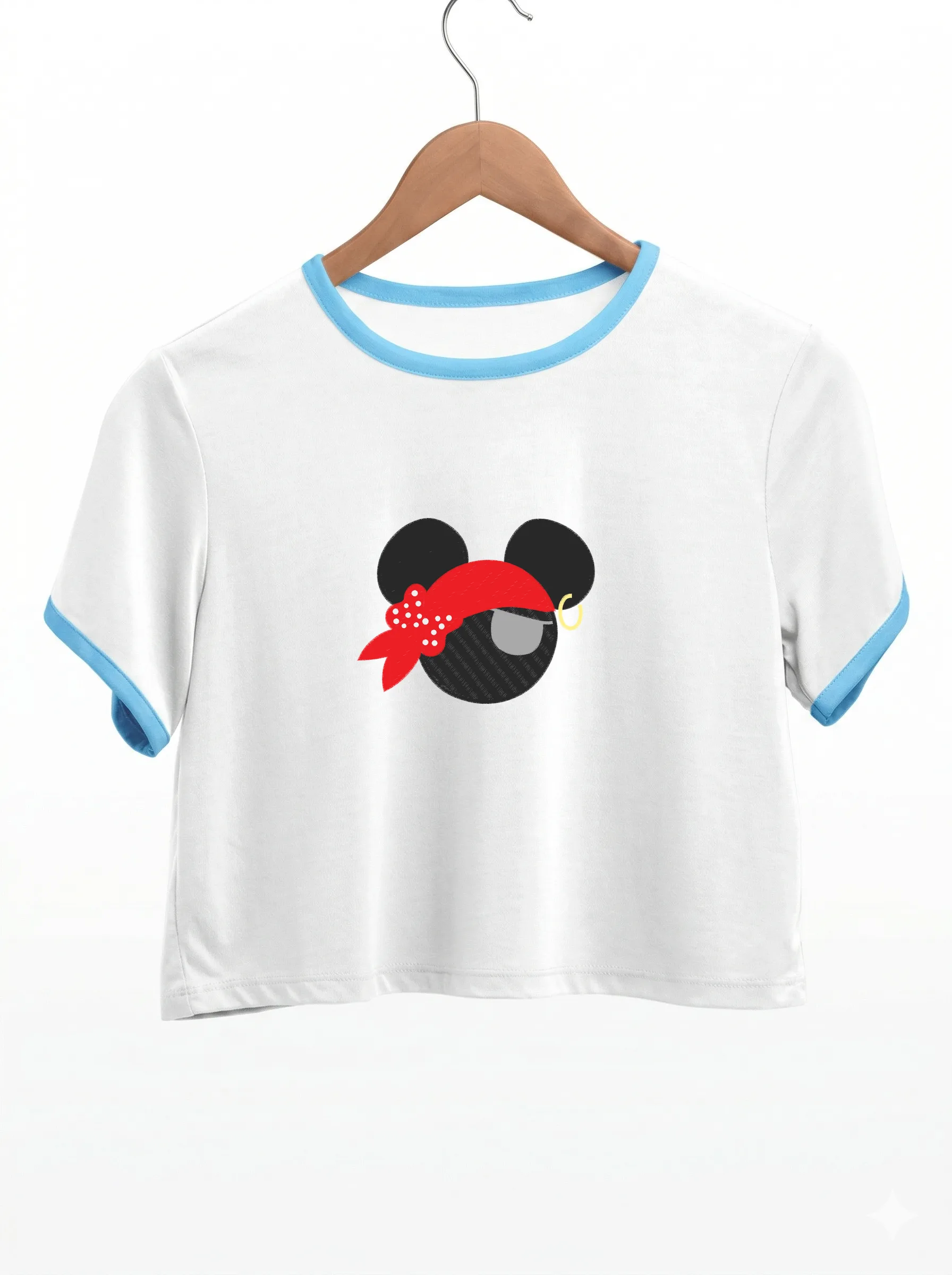 Дизайн машинной вышивки «Пиратка Минни Маус» (204×159.2 мм) — вид 9