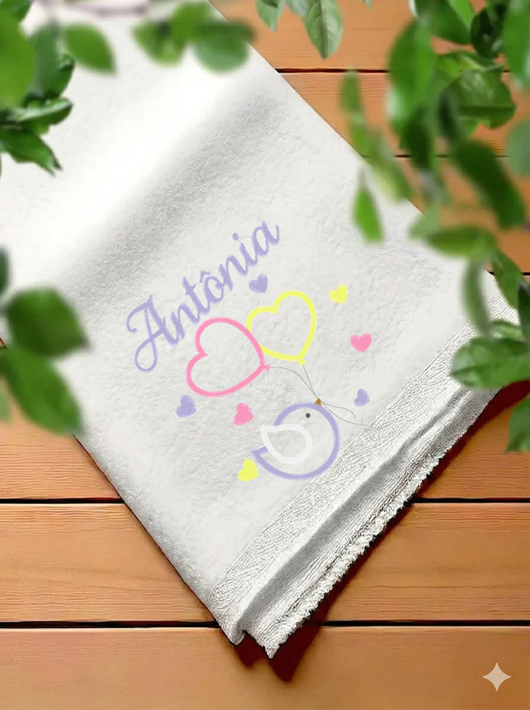 Птичка с воздушными шариками (миниатюра 7)