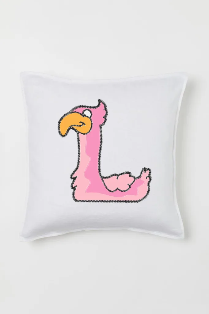 Буква L Розовый фламинго (миниатюра 2)