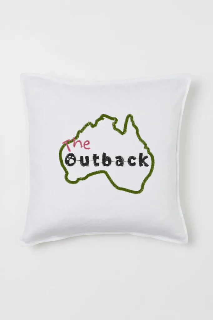 Дизайн машинной вышивки «Австралия The Outback» (82.1×68.8 мм) — вид 2