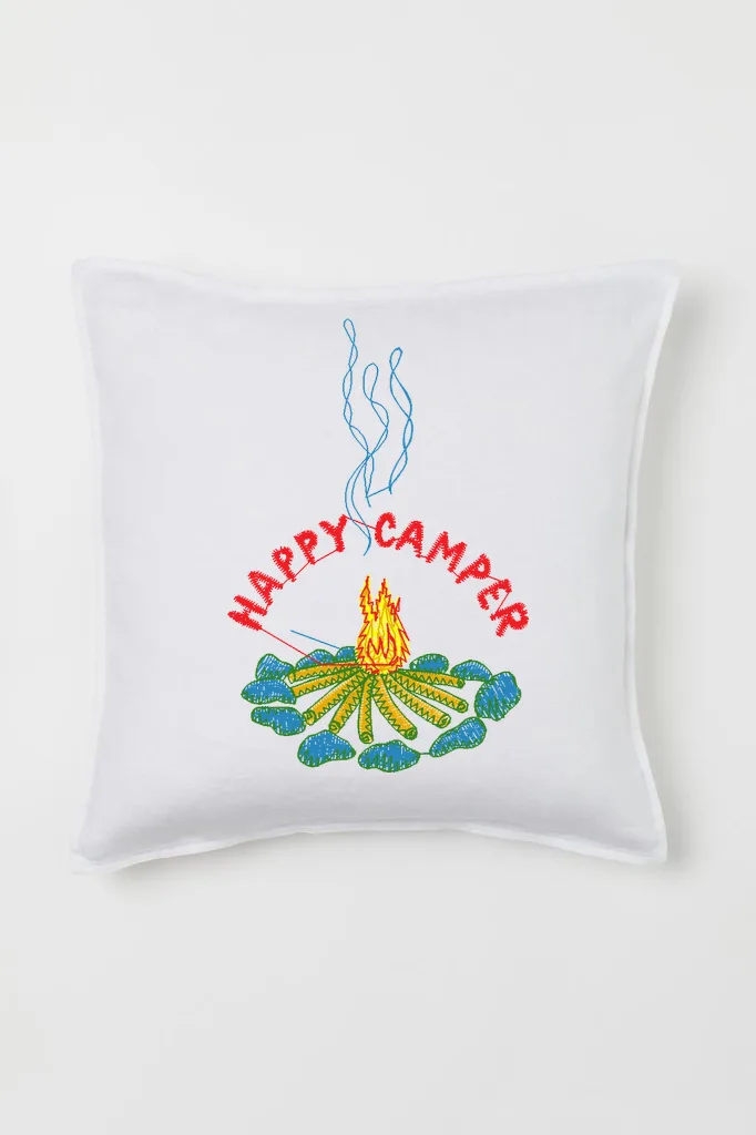 Дизайн машинной вышивки «Костер Happy Camper» (53.6×81 мм) — вид 2