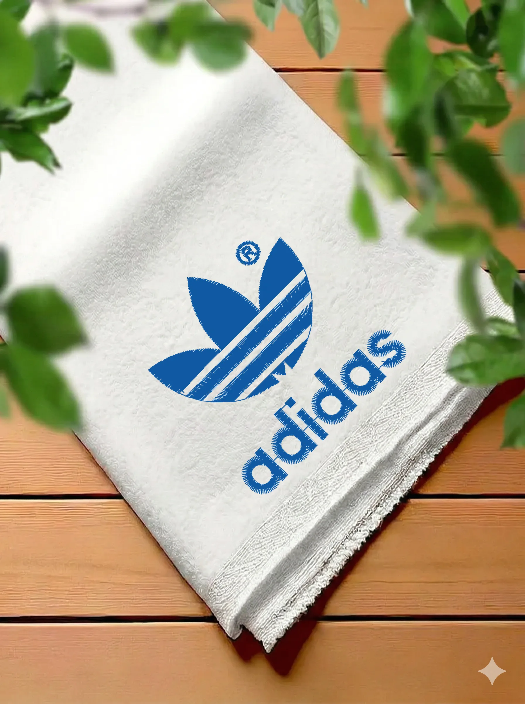 Дизайн машинной вышивки «Логотип Adidas» (59.5×59.9 мм) — вид 7