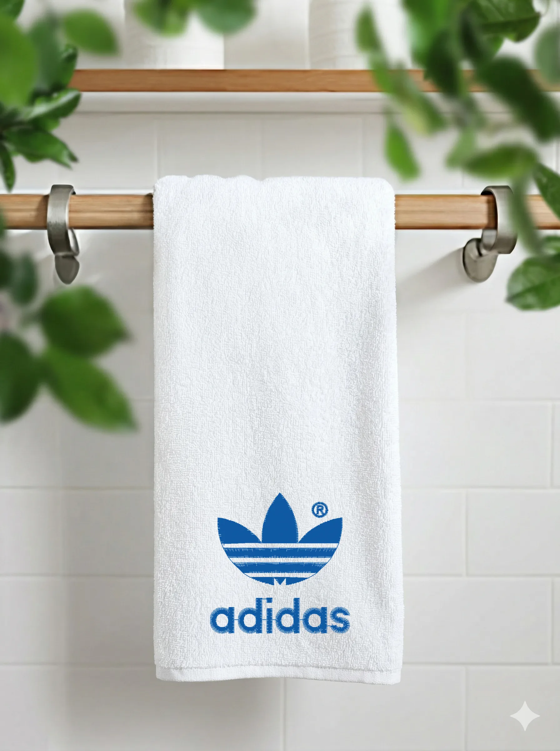 Дизайн машинной вышивки «Логотип Adidas» (59.5×59.9 мм) — вид 11