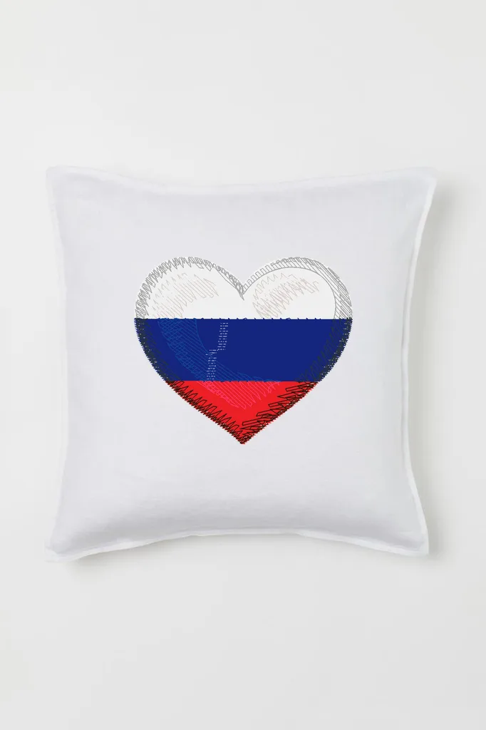 Сердце с флагом России (миниатюра 2)