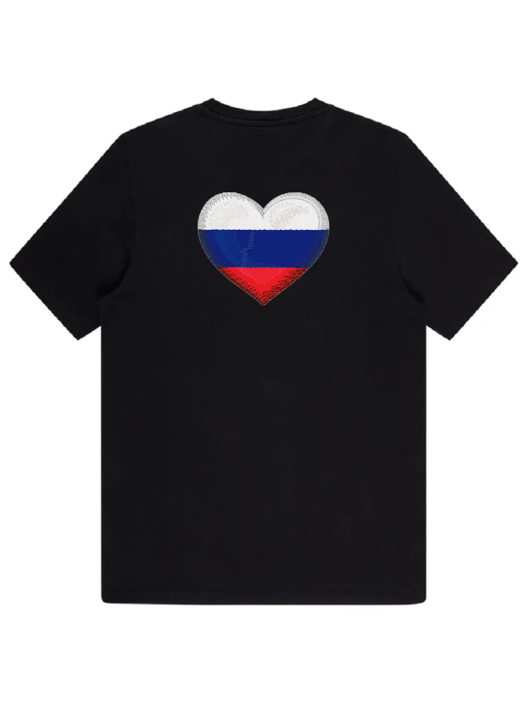 Сердце с флагом России (миниатюра 4)