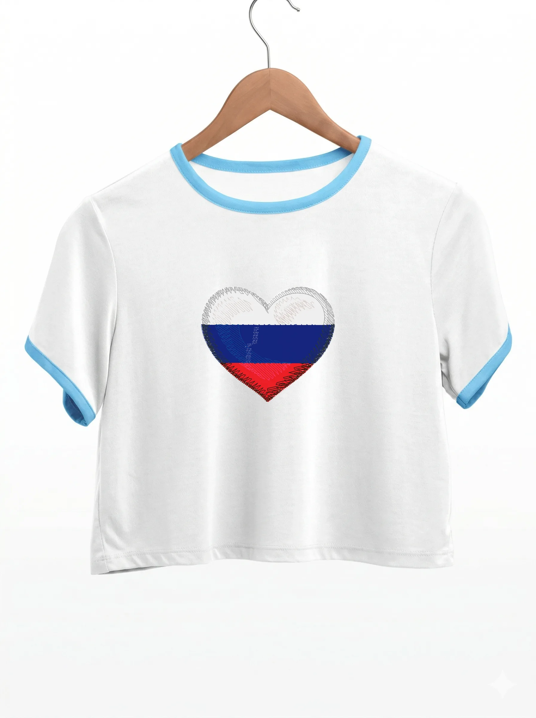 Сердце с флагом России (миниатюра 9)