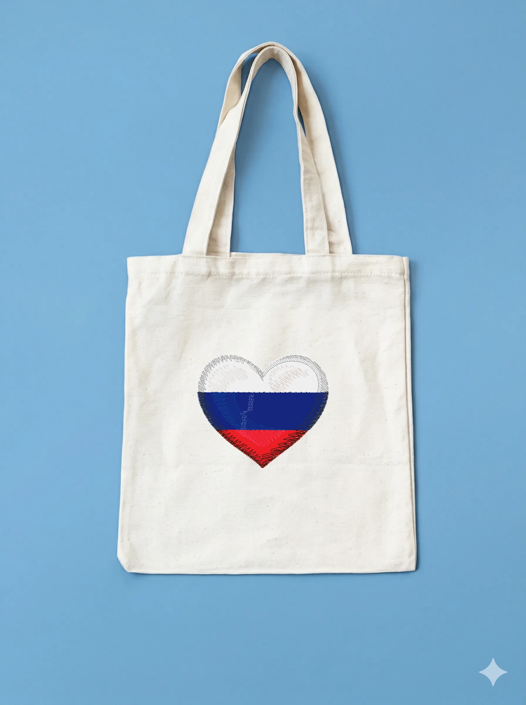 Сердце с флагом России (миниатюра 10)