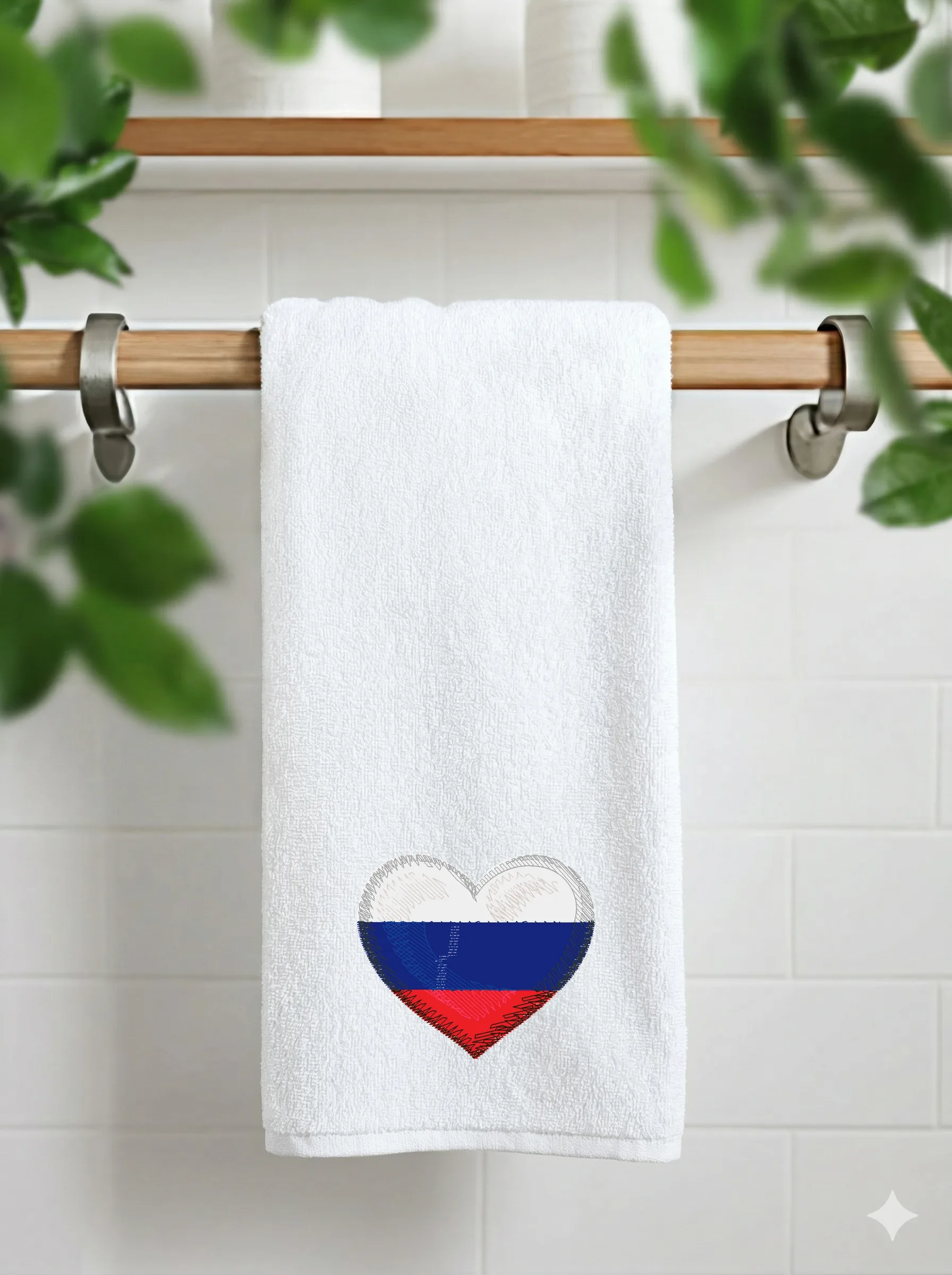 Сердце с флагом России (миниатюра 11)