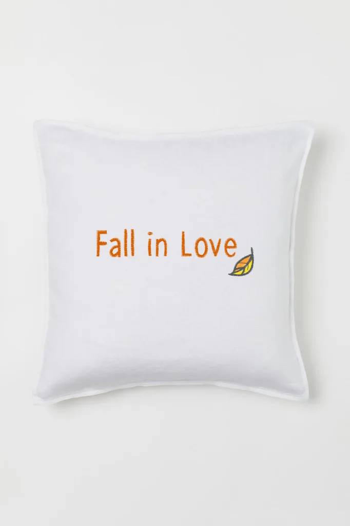 Дизайн машинной вышивки «Надпись Fall in Love» (91.6×27.3 мм) — вид 2