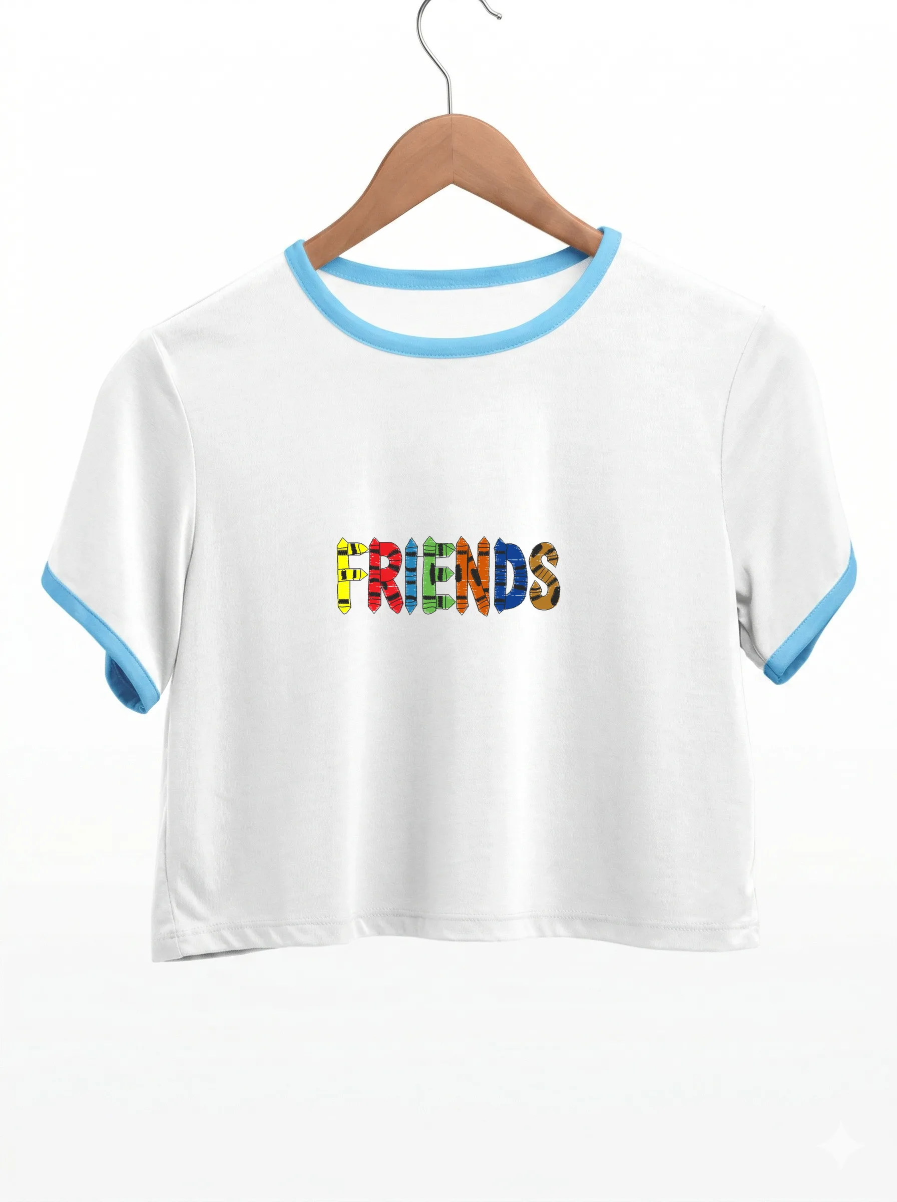 Дизайн машинной вышивки «Разноцветная надпись Friends» (98.2×35.2 мм) — вид 9