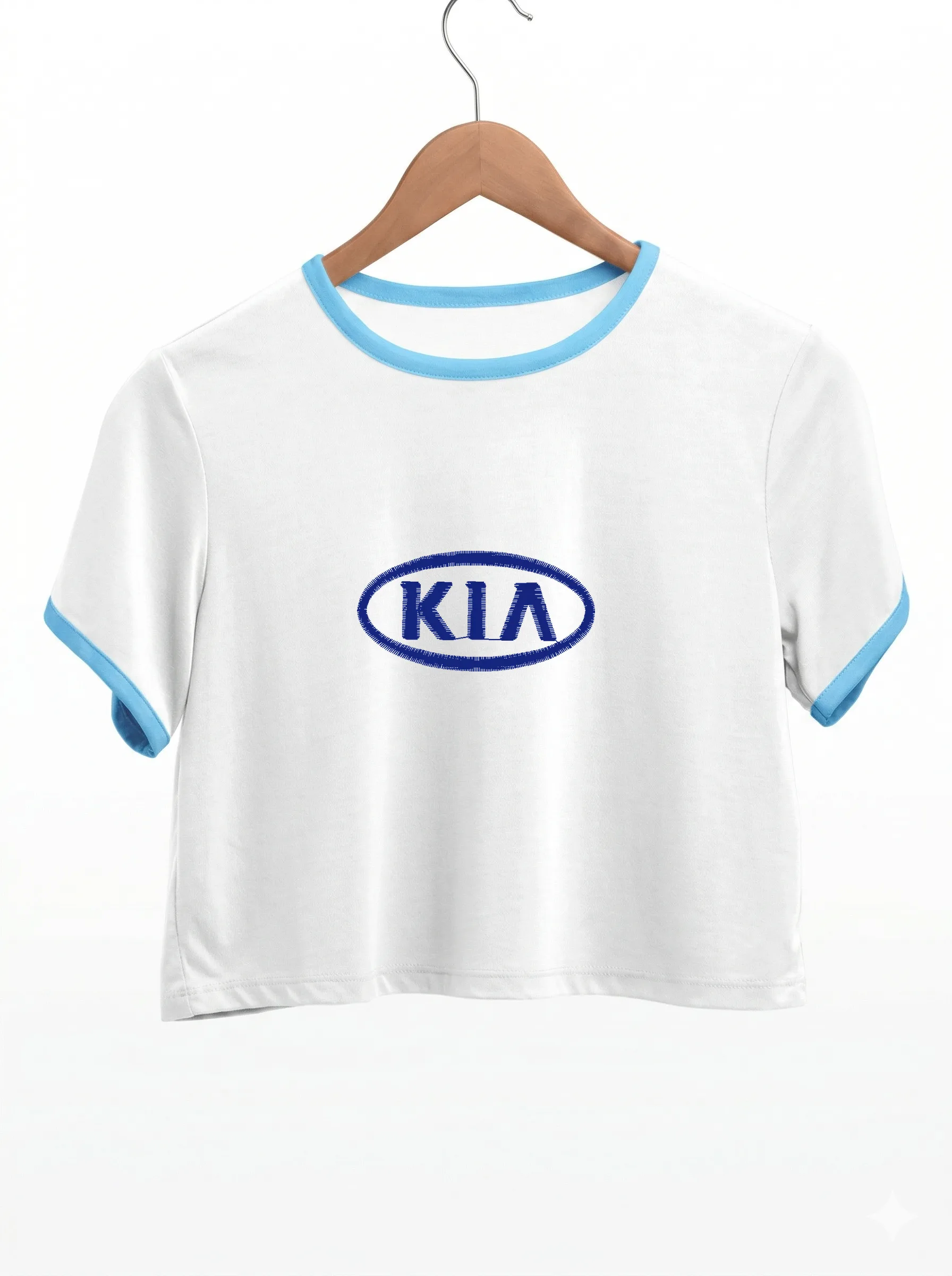 Дизайн машинной вышивки «Автомобильная эмблема KIA» (54.8×27.7 мм) — вид 9