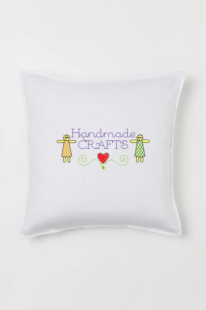 Дизайн машинной вышивки «Надпись Handmade Crafts» (64.8×28.2 мм) — вид 2