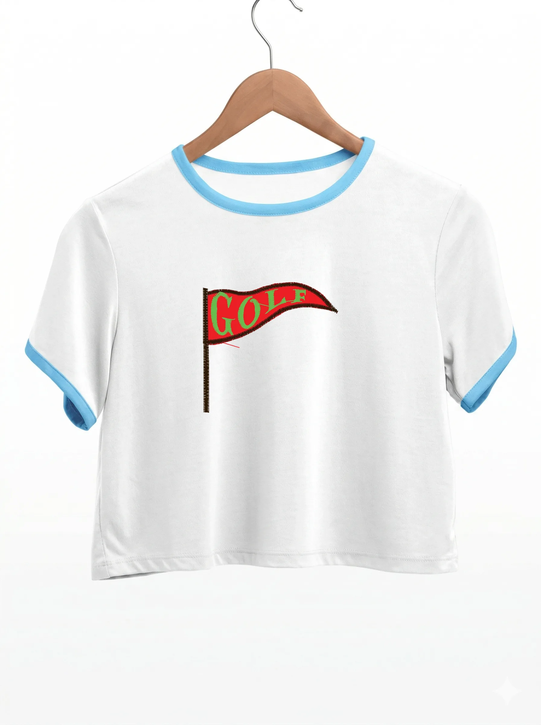Дизайн машинной вышивки «Флаг для гольфа» (55.9×53.9 мм) — вид 9