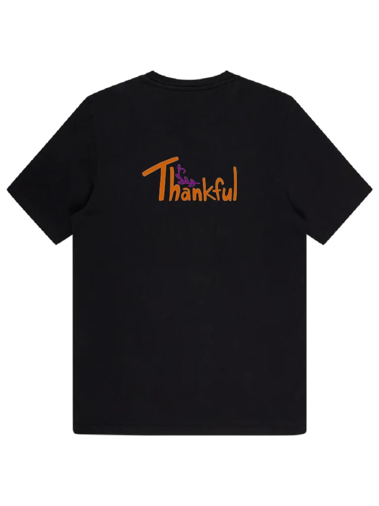Дизайн машинной вышивки «Надпись Thankful с веточкой» (64.7×137.6 мм) — вид 4