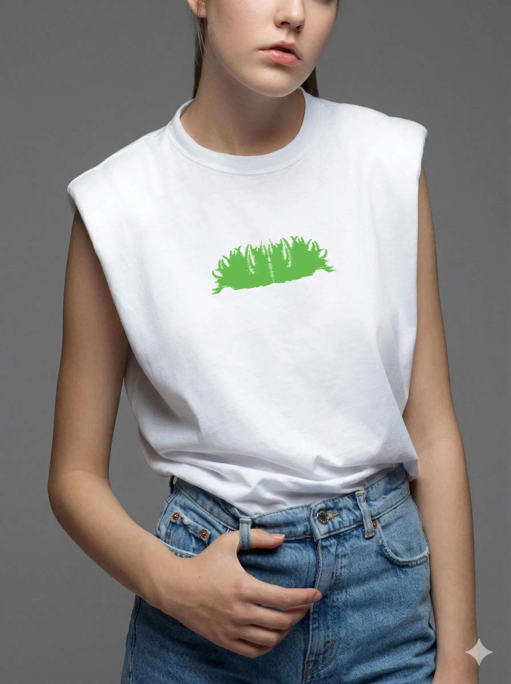 Дизайн машинной вышивки «Листья лесного папоротника» (60×21.4 мм) — вид 8