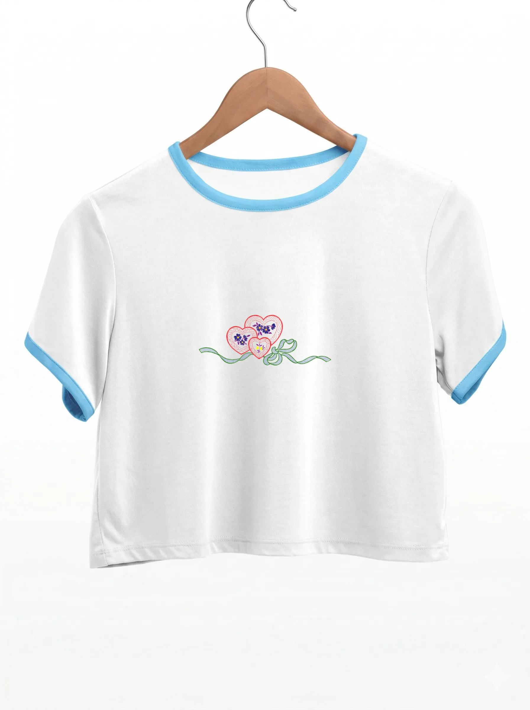 Ажурные сердца с цветами (миниатюра 9)
