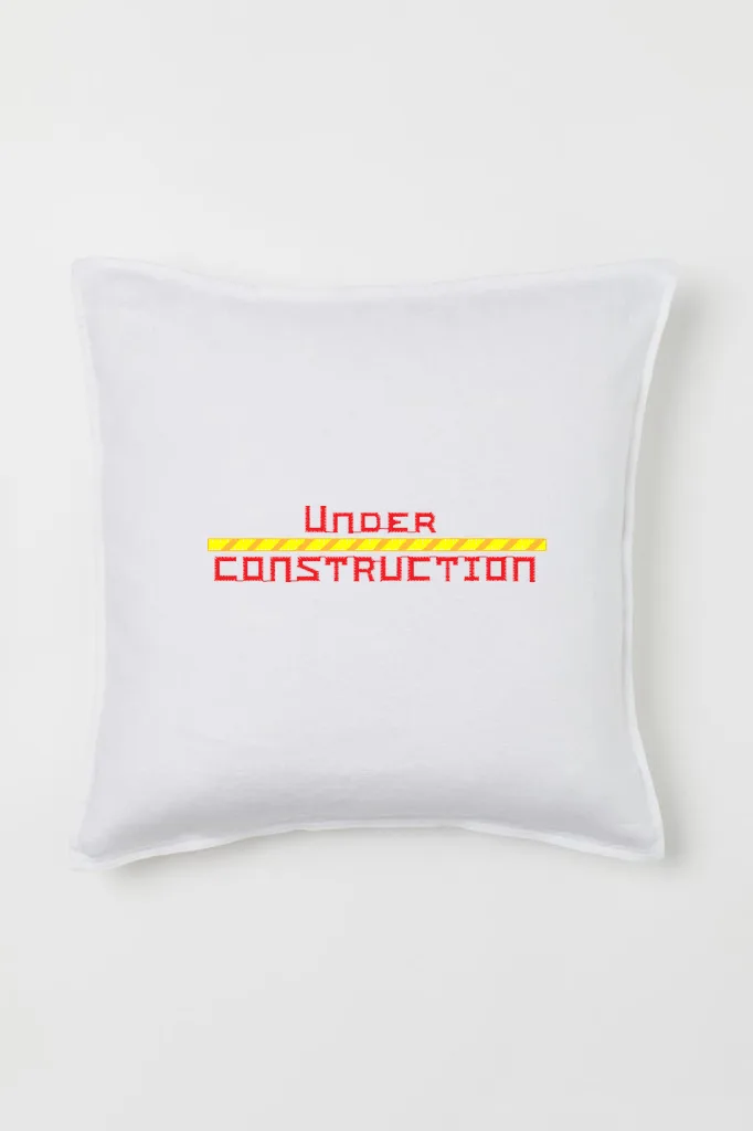 Дизайн машинной вышивки «Надпись Under Construction» (97.6×21.8 мм) — вид 2