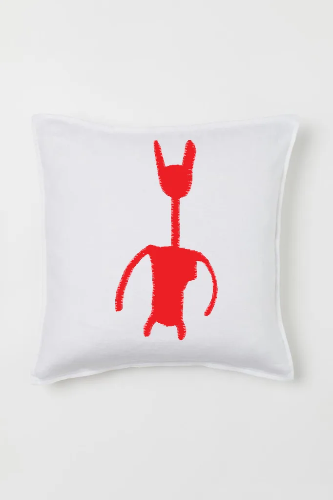 Дизайн машинной вышивки «Древний наскальный петроглиф» (37.2×72.6 мм) — вид 2